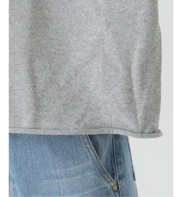 IENA「LEVITAロゴ ハーフスリーブプルオーバー」|ニット・セーター|