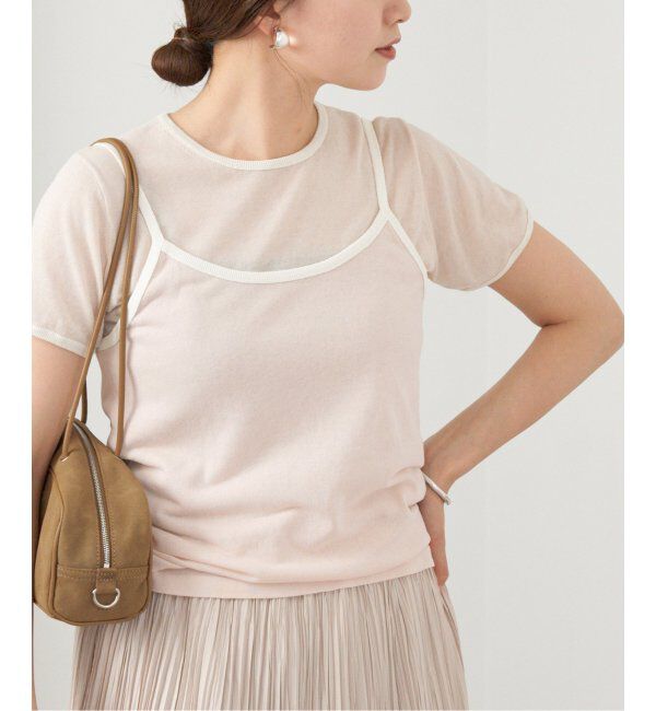 IENA「リンガーキャミソール」|ニット・セーター|