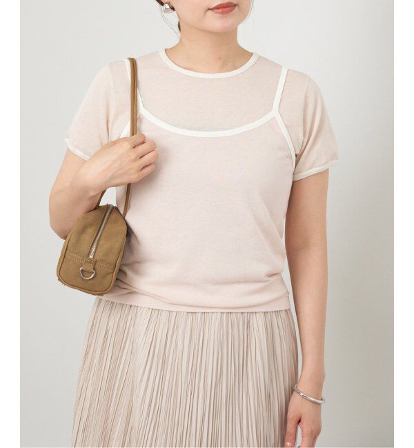 IENA「リンガーキャミソール」|ニット・セーター|