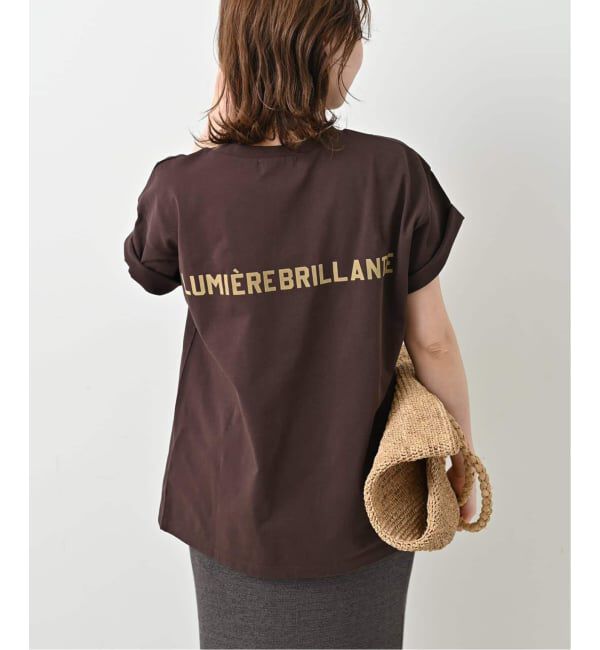 SLOBE IENA「《追加2》1ST ETOILE Tシャツ」|Tシャツ・カットソー|ブラウン