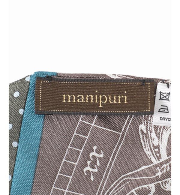 VERMEIL par iena「manipuri マニプリ ダイヤガタスカーフ 柄別注」|バンダナ・スカーフ|