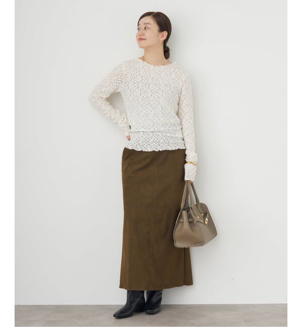 IENA「フェイクスエードスカート」|スカート|
