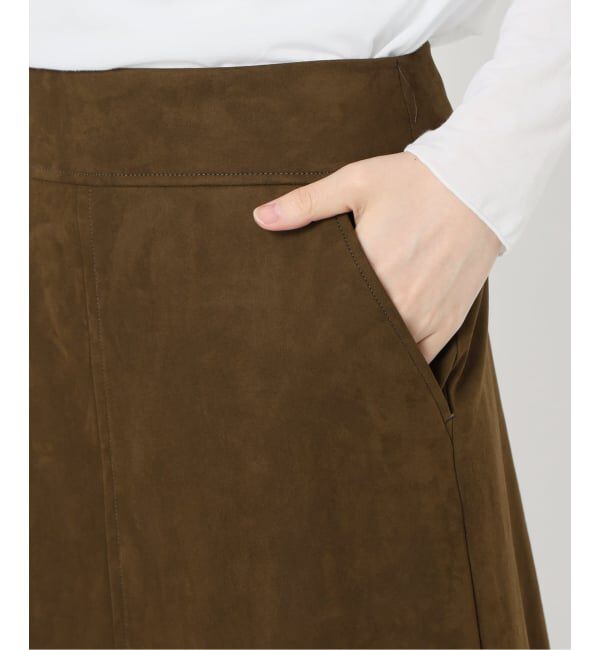 IENA「フェイクスエードスカート」|スカート|