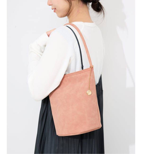 SLOBE IENA「《追加4》SLOBE バケツバッグ」|ショルダー・メッセンジャー|ピンク