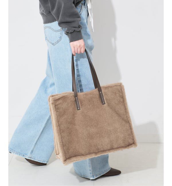 SLOBE IENA「kassiopea/カシオペア トートバッグ MAXI」|トートバッグ|ベージュ