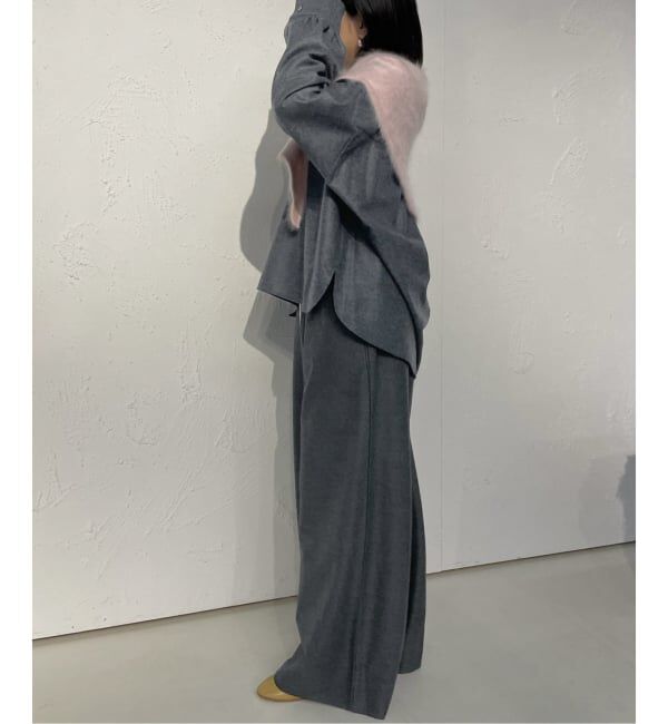 IENA LA BOUCLE「IENA LA BOUCLE ウールジャージスキッパーシャツ」|シャツ・ブラウス|