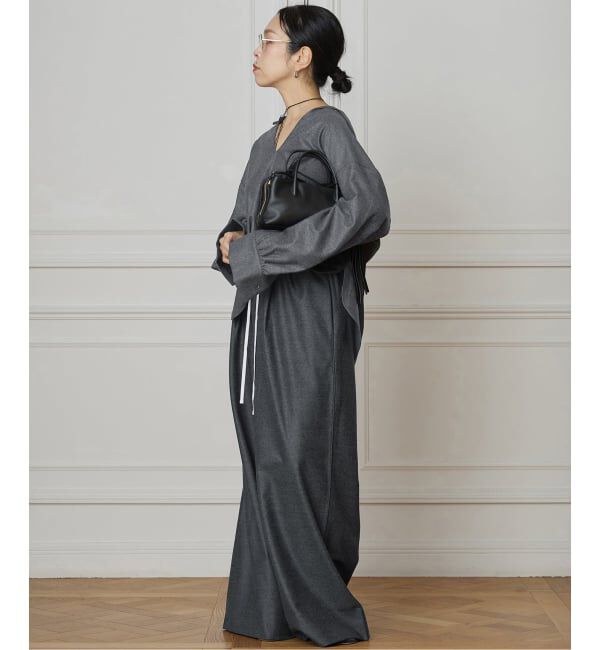 IENA LA BOUCLE「IENA LA BOUCLE ウールジャージスキッパーシャツ」|シャツ・ブラウス|