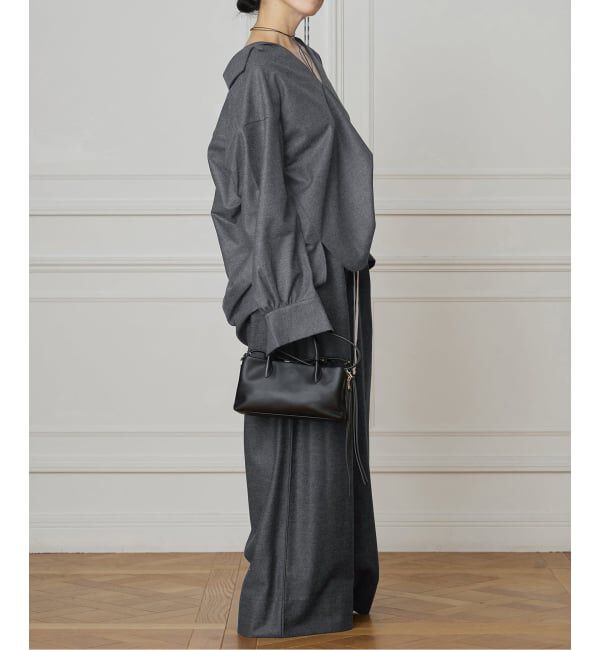 IENA LA BOUCLE「IENA LA BOUCLE ウールジャージスキッパーシャツ」|シャツ・ブラウス|