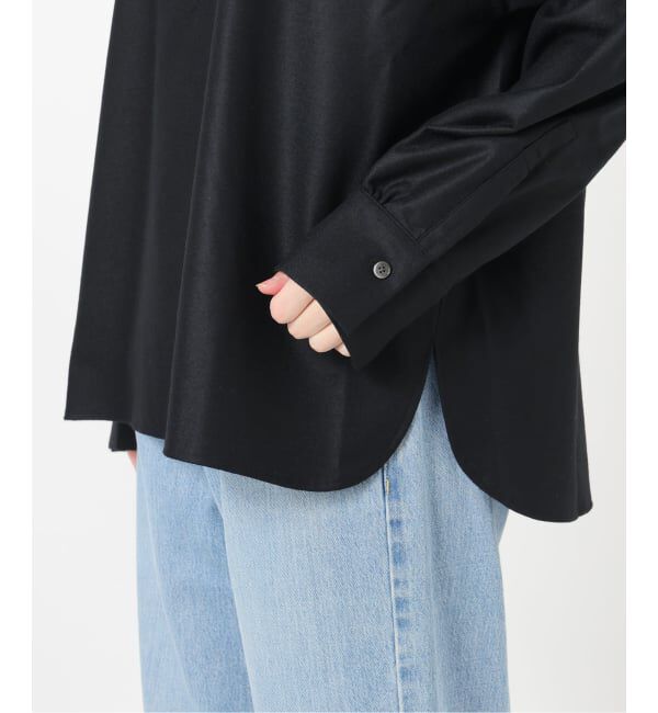 IENA LA BOUCLE「IENA LA BOUCLE ウールジャージスキッパーシャツ」|シャツ・ブラウス|