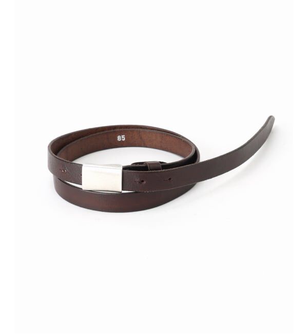 VERMEIL par iena「PUNTOVITA プントヴィータ 別注アジャスタブルバックルベルト PV2652」|ベルト|ブラウン