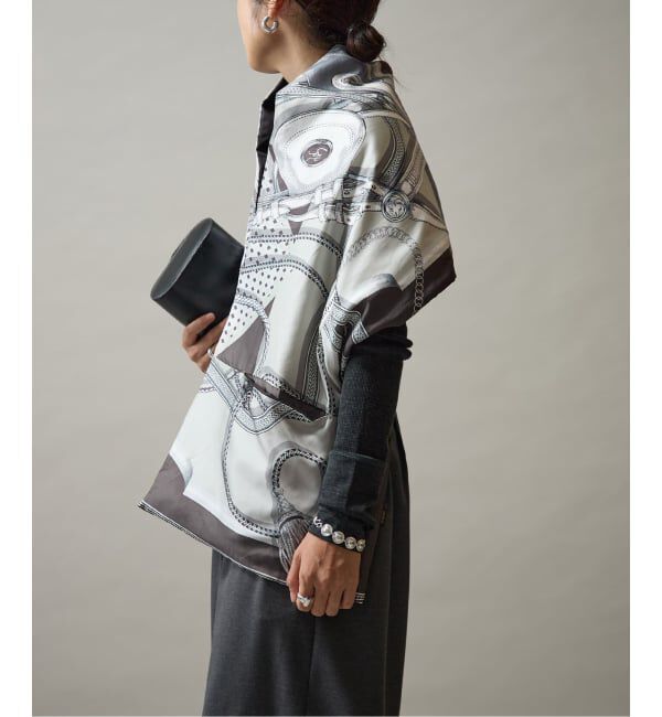 VERMEIL par iena「manipuri マニプリ ポケット付きStole ジョッキー 0153403020」|ストール|