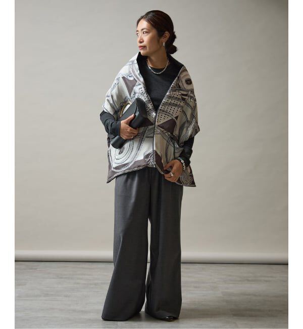 VERMEIL par iena「manipuri マニプリ ポケット付きStole ジョッキー 0153403020」|ストール|