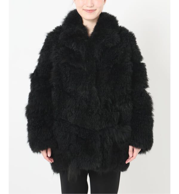 VERMEIL par iena「SIMONETTA RAVIZZA シモネッタラヴィッツァ Cashmere Goat ファーコート」|その他|