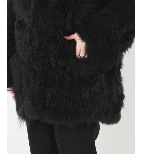 VERMEIL par iena「SIMONETTA RAVIZZA シモネッタラヴィッツァ Cashmere Goat ファーコート」|その他|