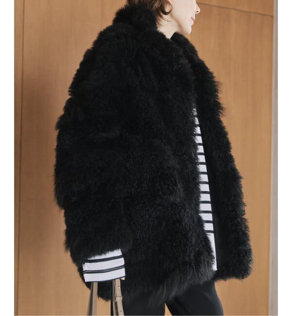 VERMEIL par iena「SIMONETTA RAVIZZA シモネッタラヴィッツァ Cashmere Goat ファーコート」|その他|