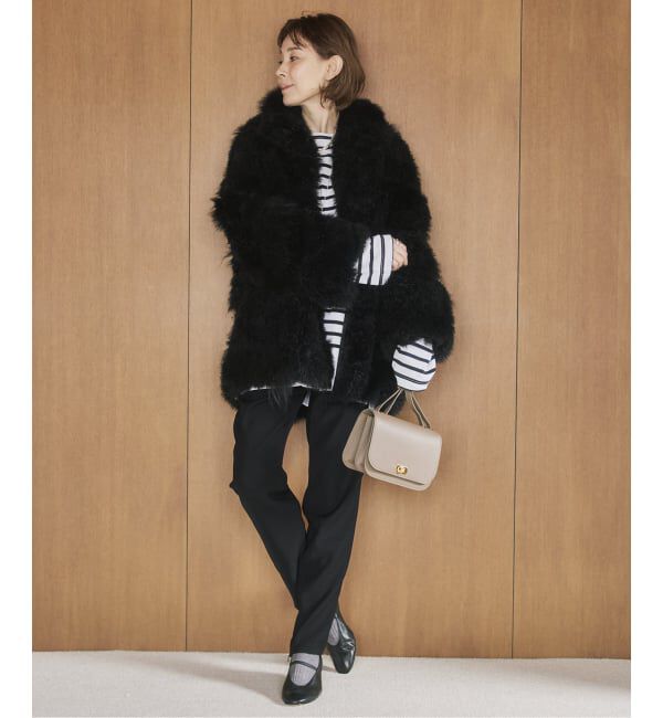 VERMEIL par iena「SIMONETTA RAVIZZA シモネッタラヴィッツァ Cashmere Goat ファーコート」|その他|