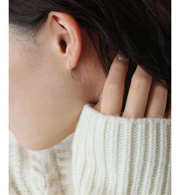 SLOBE IENA「SLOBE マーキピアスS K10」|ピアス|