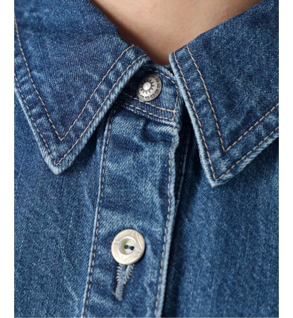 SLOBE IENA「《予約》LE DENIM フィールドオーバーチュニック」|シャツ・ブラウス|