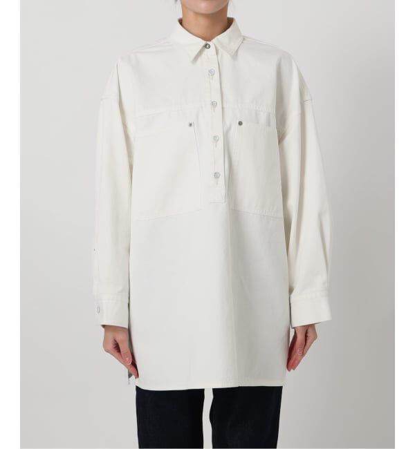SLOBE IENA「《予約》LE DENIM フィールドオーバーチュニック」|シャツ・ブラウス|