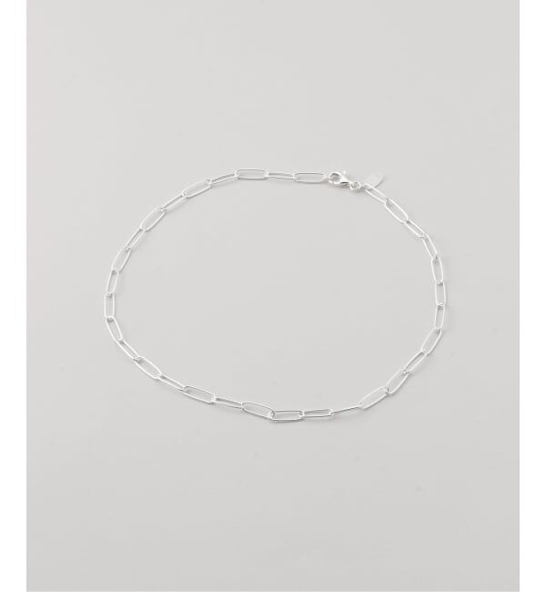 IENA LA BOUCLE「quip queint/クイップクエイント rectangle チェーンチョーカー QU038」|ネックレス|シルバー