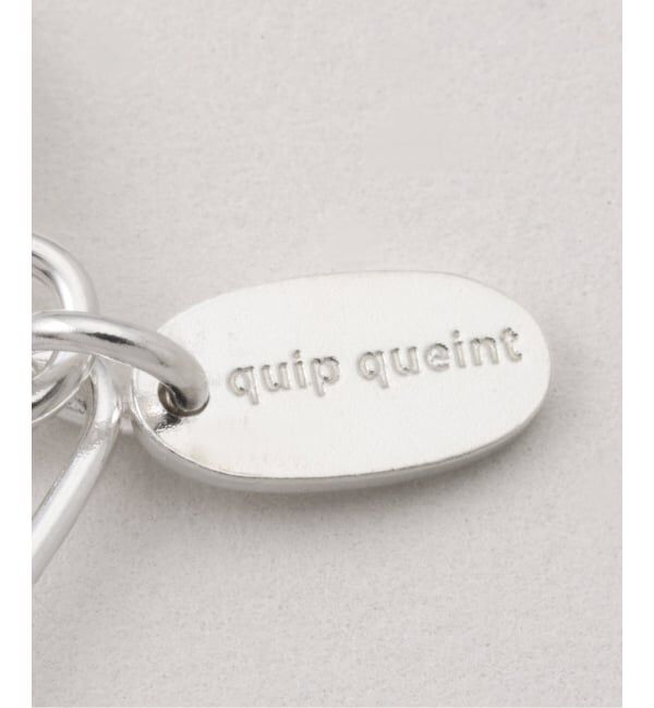 IENA LA BOUCLE「quip queint/クイップクエイント rectangle チェーンチョーカー QU038」|ネックレス|