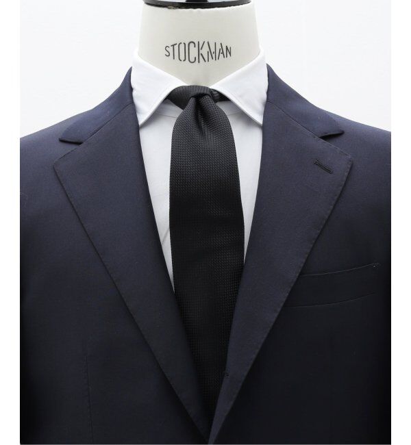 EDIFICE「AX ドビーソリッドタイ」|ネクタイ・蝶ネクタイ|ネイビー