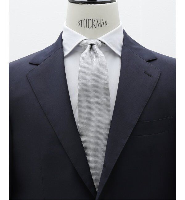 EDIFICE「AX ドビーソリッドタイ」|ネクタイ・蝶ネクタイ|シルバー