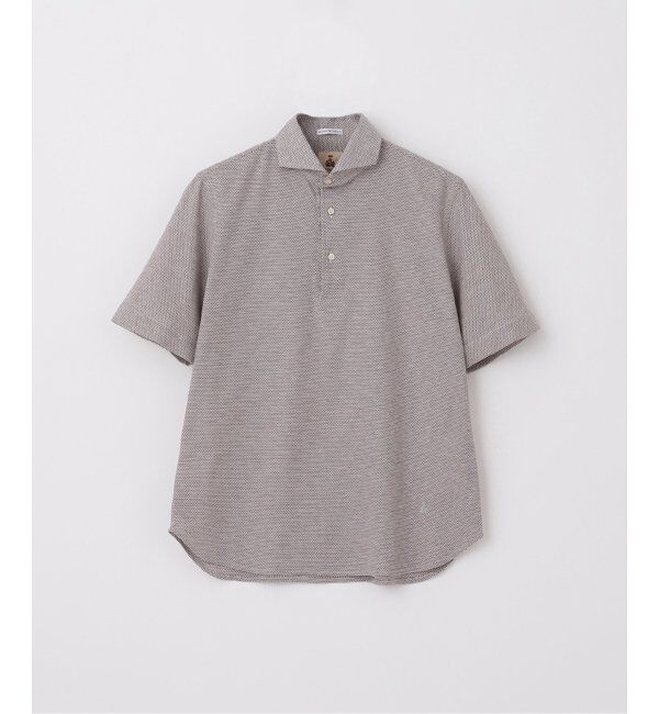EDIFICE「GUY ROVER (ギローバー) 別注 ジャージーカッタウェイポロシャツ」|ポロシャツ|ブラウン