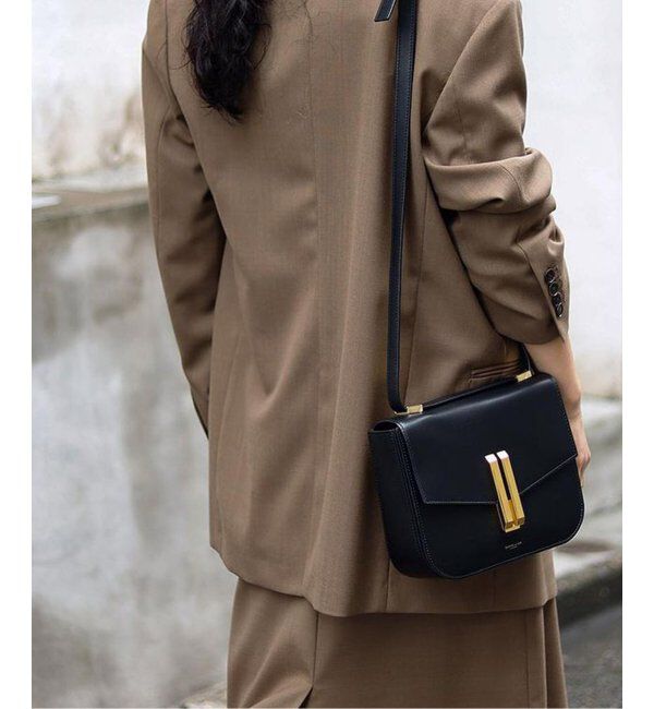 journal standard L'essage「【DEMELLIER/デメリエー】Vancouver smooth：ショルダーバッグ」|ショルダー・メッセンジャー|ブラック
