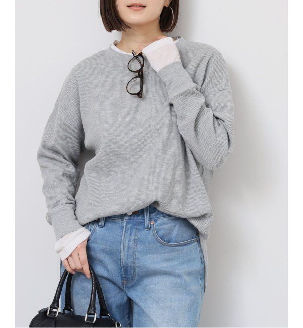 JOURNAL STANDARD relume「《追加6》TCワッフルオーバーサイズロングスリーブTシャツ」|Tシャツ・カットソー|