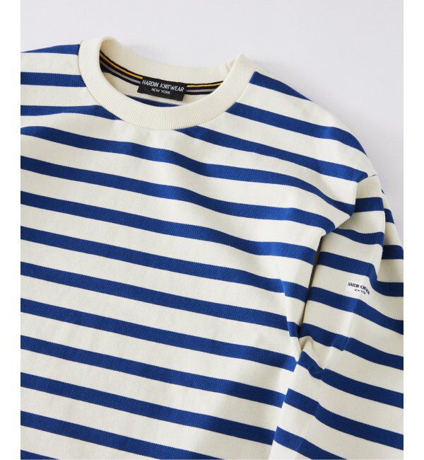 JOURNAL STANDARD relume「HARDIN KNITWEAR 別注 ヘビーオンスボーダー ロングスリーブTシャツ」|Tシャツ・カットソー|ナチュラル