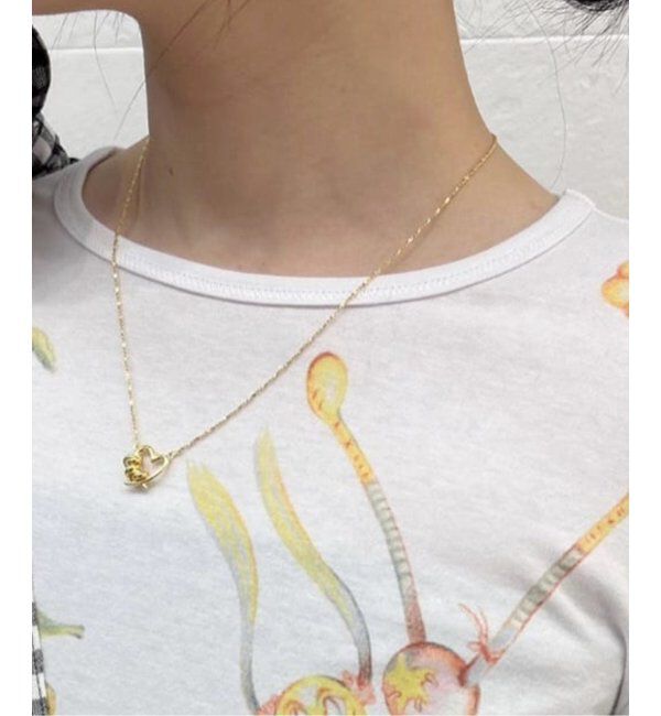 Oriens JOURNAL STANDARD「【LAPUIS /ラピュイ】 Line Coil Heart ネック B 243-220 106」|ネックレス|ゴールド