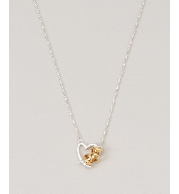 Oriens JOURNAL STANDARD「【LAPUIS /ラピュイ】 Line Coil Heart ネック B 243-220 106」|ネックレス|その他カラー K