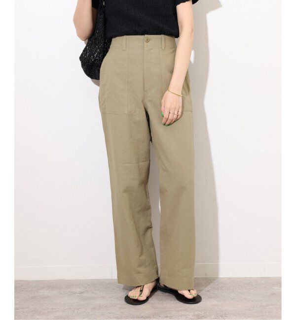 JOURNAL STANDARD relume「《追加》コットンリネンツイルベイカーパンツ」|カーゴ|