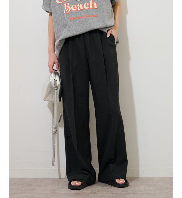 JOURNAL STANDARD relume「《WEB限定追加6》マットウースフレアタックパンツ」|スラックス|