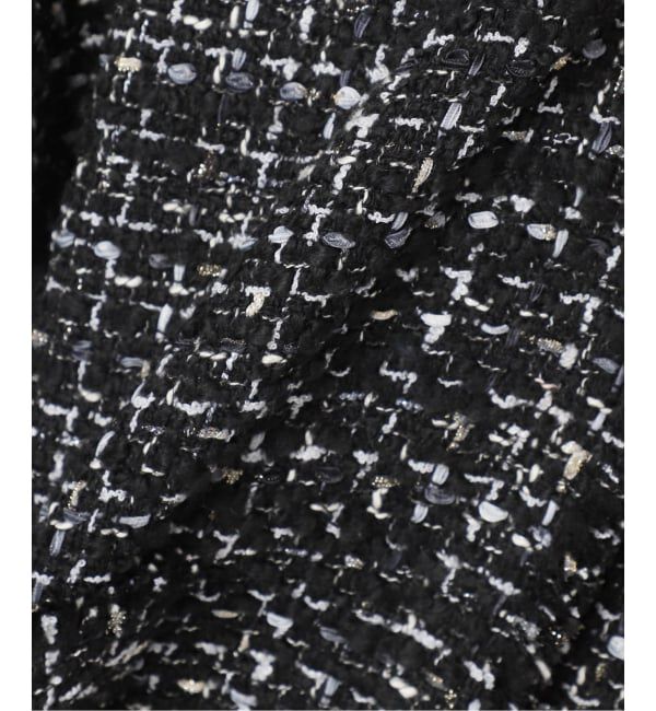 journal standard L'essage「《追加》【金子綾さん着用】GIOLICATWEED ドルマンジャケット」|ノーカラージャケット|