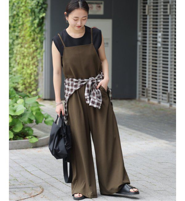 JOURNAL STANDARD relume「ウォッシャブルストレッチキャミサロペット」|オールインワン|