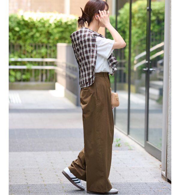 JOURNAL STANDARD relume「コットンインタックパンツ」|チノ|