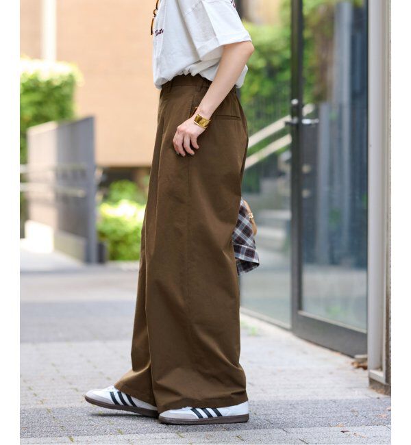 JOURNAL STANDARD relume「コットンインタックパンツ」|チノ|