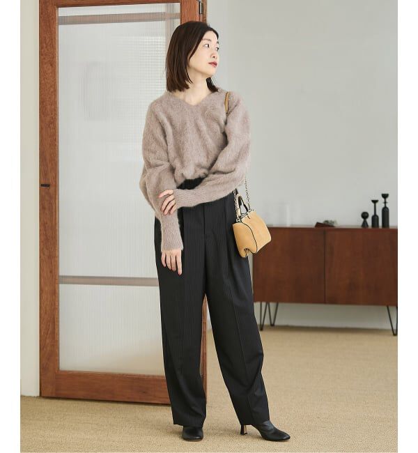 journal standard L'essage「《追加》FOX CASHMERE Vネックプルオーバー」|ニット・セーター|