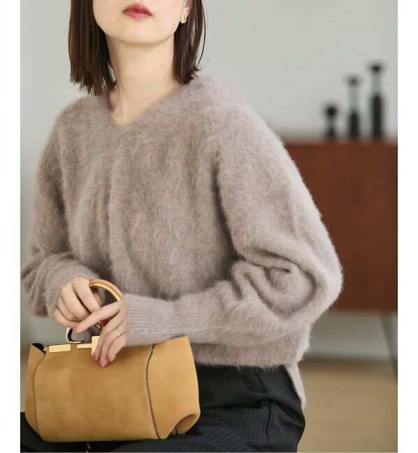 journal standard L'essage「《追加》FOX CASHMERE Vネックプルオーバー」|ニット・セーター|