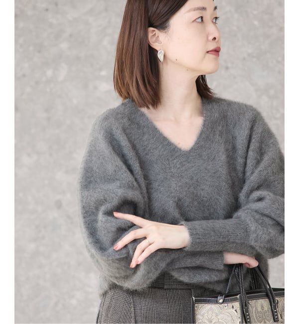 journal standard L'essage「《追加》FOX CASHMERE Vネックプルオーバー」|ニット・セーター|