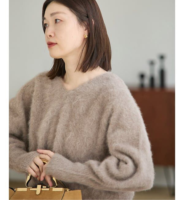 journal standard L'essage「《追加》FOX CASHMERE Vネックプルオーバー」|ニット・セーター|