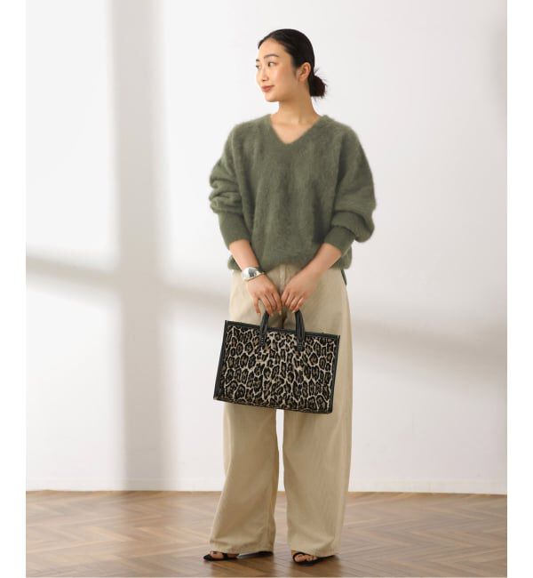 journal standard L'essage「《追加》FOX CASHMERE Vネックプルオーバー」|ニット・セーター|