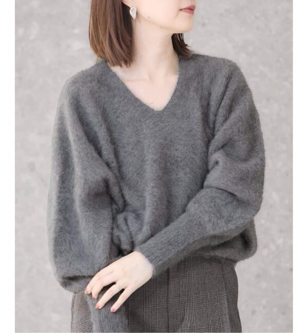 journal standard L'essage「《追加》FOX CASHMERE Vネックプルオーバー」|ニット・セーター|