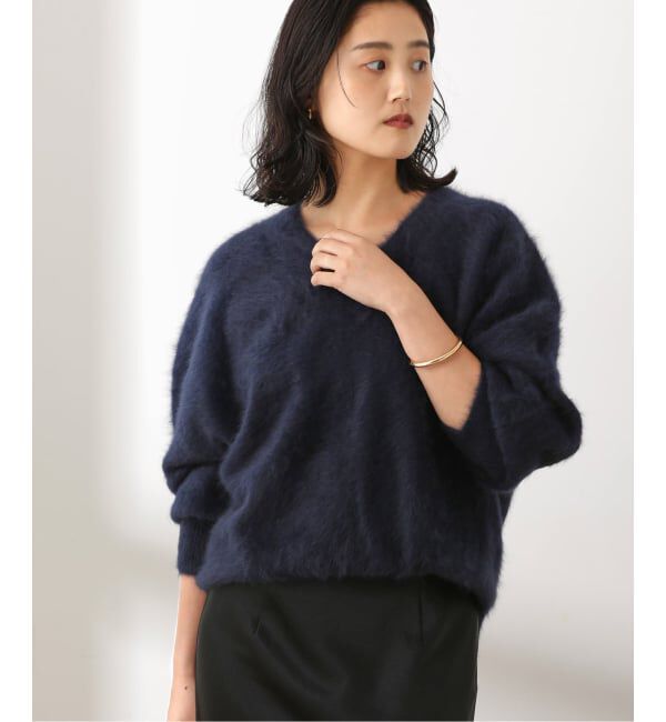 journal standard L'essage「《追加》FOX CASHMERE Vネックプルオーバー」|ニット・セーター|