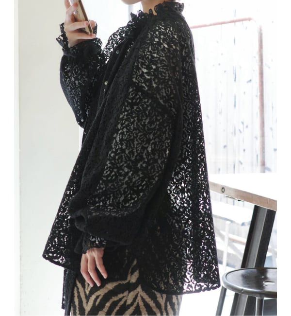 journal standard luxe「【Ginny's】 lace BL」|シャツ・ブラウス|ブラック