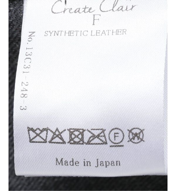 JOURNAL STANDARD「【Create Clair】PREATER APRON DRESS(F LAATHER)」|ワンピース|