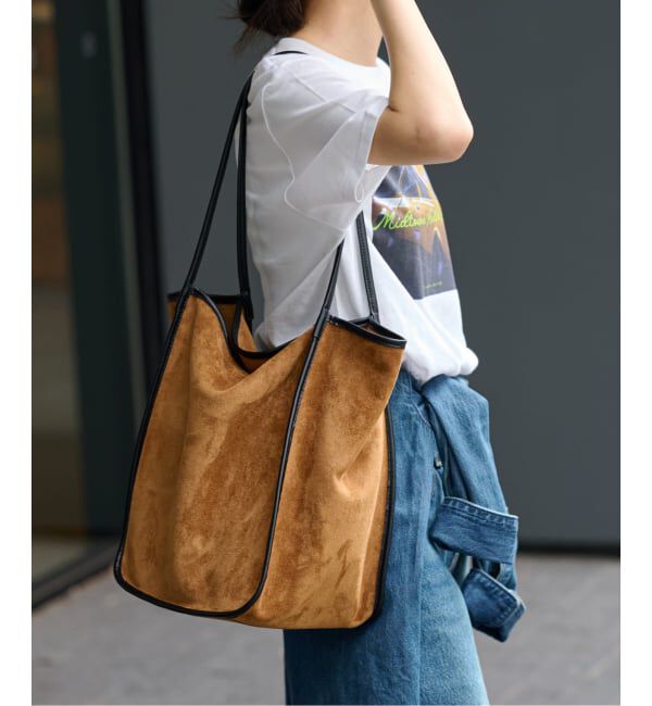 JOURNAL STANDARD relume「《追加》【IOMMI/イオミ】 syntetic suede big tote：バッグ」|トートバッグ|
