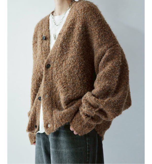 journal standard luxe「《追加》ブークレー Vネックカーディガン」|カーディガン|キャメル